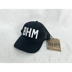 Aviate Birmingham USA Airport BHM Souvenir Black Adjustable Baseball Cap NWT